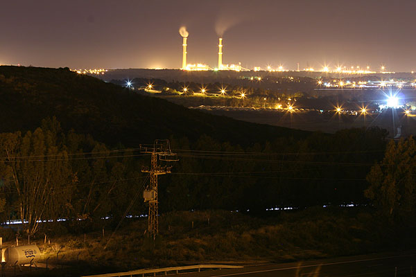 Ашкелонская электростанция в 8 км от сектора. Газы  [Юрий Гершберг]